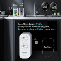 Sistema de Filtración de Agua de 600 GPD con Grifo TDS, Certificación CE y NSF, Monitoreo de TDS, Sistema de Ósmosis Inversa Doméstico, Purificador de Agua RO