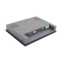 Moniteurs à écran tactile industriels intégrés de 12 pouces Écran LCD robuste pour ordinateur Moniteur tactile à montage mural