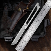 Couteau pliant mécanique rotatif en acier inoxydable personnalisé - Couteau de camping tranchant et durable 60-61HRC multifonctionnel, OEM disponible
