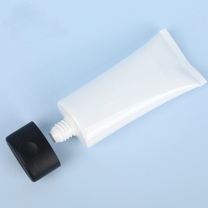 Facial Cleanser Tube 100ml PE Material <b>Flip</b> <b>Top</b> Cap Refill <b>Bottle</b> For BB Cream Packaging - Product Image 2