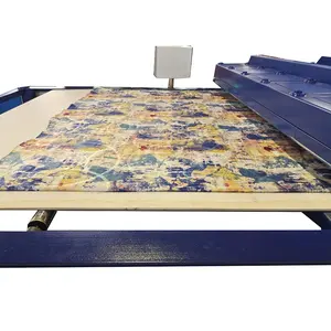 Automatic carpet mat hot press heat plate Embossing and cutting Machine For carpet making