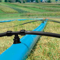 Tuyau d'évacuation flexible haute pression de haute qualité, tuyau d'irrigation gonflable en PVC, tuyau plat, longueur 100 m, certifié ISO9001