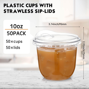 Custom Logo Disposable 10oz-24oz Clear PET <b>Plastic</b> <b>Cups</b> & Lids for Matcha Latte Ice Coffee Takeaway Use - Product Image 3