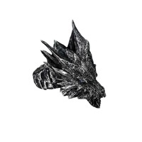 Bague ouverte ajustable Hisera, best-seller, en alliage vintage, pierre naturelle, électroplaquée, motif dragon, style punk pour homme