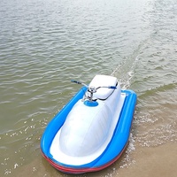 Jet ski électrique gonflable personnalisé, nouveau design 2025, avec matériau PE, grande capacité et taille personnalisable pour les loisirs nautiques