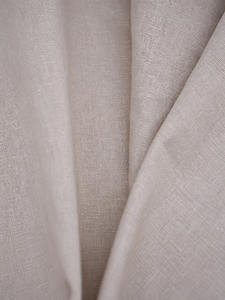 Tissu d'habillement en <span class=keywords><strong>lin</strong></span> tissé italien 68% <span class=keywords><strong>lin</strong></span> 32% coton, couleur <span class=keywords><strong>lin</strong></span> naturel, largeur 140 cm, 262 GSM, vendu <span class=keywords><strong>au</strong></span> mètre - Product Image 1