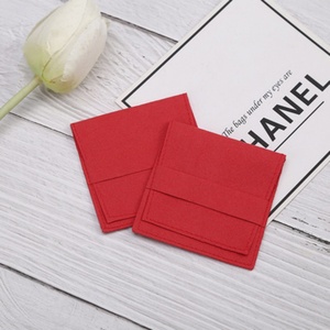 Customized Color Velvet & Suede Jewelry <b>Pouch</b> Packaging with Custom Logo and Display - Product Image 2
