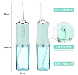 Máy Tăm Nước Cầm Tay 220ML, Máy Tăm Nước Có Thể Sạc Lại, Máy Tăm Nước Nha Khoa Để Làm Sạch Sâu Răng - Product Image 4