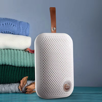 Déshumidificateur portable sans fil avec indicateur visuel sec/humide, unité déshydratante compacte à dessiccant renouvelable pour armoires à chaussures et coffres-forts