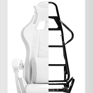 Chaise de jeu blanche DDP chaises de direction de <span class=keywords><strong>bureau</strong></span> ergonomiques maison confortable Chaise <span class=keywords><strong>Bureau</strong></span> étude chaise de jeu pivotante pour Table de jeu - Product Image 5