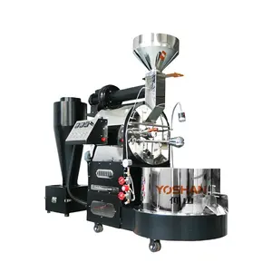 Yoshan Professional Gas Probe Elektro-Set 30kg 20kg 12kg 10kg 6kg 5kg Comme rcia Toaster Bohnen Maschine Kaffeeröster Zum Verkauf