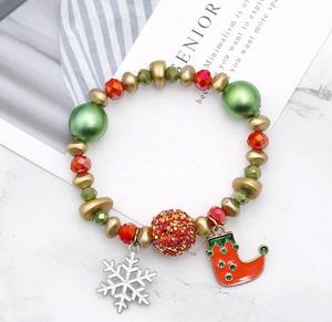 Nouvelle Métallique De Noël Bracelet Pendentifs Drop Ornements Décorations De Noël Décor De Noël pour La Maison Navidad <span class=keywords><strong>Noel</strong></span> Année - Product Image 3