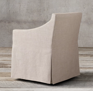 <span class=keywords><strong>Chaise</strong></span> de salle à manger en bois massif couleur personnalisée pays d'Amérique Rhohill <span class=keywords><strong>chaise</strong></span> en tissu de lin de chêne <span class=keywords><strong>chaise</strong></span> de salle à manger en tissu lavable à usage domestique - Product Image 4