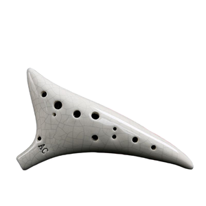 Lot mixte d'ocarinas alto AC à 12 trous, instruments à vent folkloriques en porcelaine peints à la main, vente en gros pour les magasins de musique et les boutiques de cadeaux - Product Image 5
