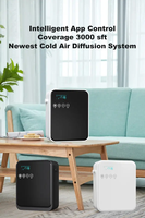 Diffuseur d'arômes de luxe pour la maison, diffuseur d'huiles parfumées électronique automatisé, nébuliseur de parfum 250 ml, diffuseur d'arômes, rafraîchisseur d'air pour la maison