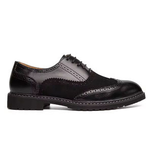 High-end Italian <b>Style</b> Men's Genuine Leather Waterproof Evergreen Slip-On Oxford Handmade Wedding <b>Shoes</b> - Product Image 1