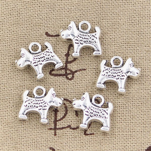 Ciondoli cane dalmata 13x14mm ciondoli Color argento tibetano gioielli antichi che fanno fai da te artigianato fatto a mano - Product Image 3