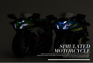 Hot Bán 1:14 Diecast Đồ Chơi Xe Máy Mô Hình Với Ánh Sáng Và Âm Thanh Bộ Sưu Tập Kéo Trở Lại Kim Loại Xe Đồ Chơi Xe Máy Nhỏ Đồ Chơi - Product Image 6