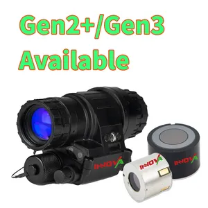 Tubo intensificador de imagen barato fósforo verde/blanco FOM 1800 ganancia Manual Monocular visión nocturna PVS14