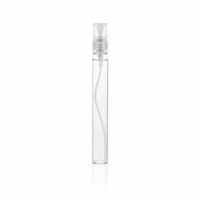 Flacon testeur de parfum 10 ml en verre transparent, vaporisateur à fine brume, atomiseur vide rechargeable pour échantillon, voyage, vente en gros
