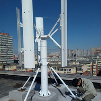 Système de production d'énergie éolienne sur réseau résidentiel maritime 20kw Turbine éolienne à axe vertical