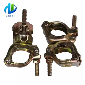 Scaffold Klem Tunggal Scaffold Half Coupler Forged Swivel Clamp Scaffolding Tekan Swivel Pipe Clamp