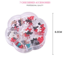 Oferta Especial: Nuevo Set de Arte de Uñas Estilo Japonés, Mixto 3D, Paquete de 7 Compartimentos, Dijes de Resina para Uñas con Diseños de Mariposas, Lazos y Osos de Dibujos Animados - Product Image 6