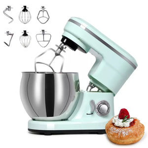 Máquina mezcladora de alimentos eléctrica para electrodomésticos con tazón de mezcla y gancho de masa para mezclar pasteles - Product Image 1