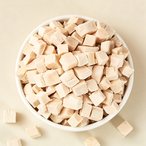 Cubos de Pollo Liofilizados Premium OEM para Mascotas, 100% Naturales, Alto Contenido de Proteínas, Bocadillos para Mascotas de un Solo Ingrediente, 100g - Product Image 3