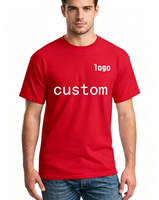 Camisetas de Manga Corta para Hombre, Tallas Grandes, 100% Algodón de Alta Calidad, Impresión de Serigrafía Personalizada, Ecológicas, 220 Gramos, Tejido de Punto