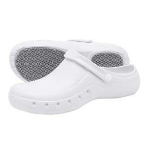 Chaussures <span class=keywords><strong>de</strong></span> travail antidérapantes pour hommes et femmes <span class=keywords><strong>cuisine</strong></span>/chef/jardin/infirmière chaussures noir sabots antidérapants S085 - Product Image 1