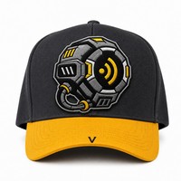 Cappellino da Baseball Personalizzato con Ricamo in Stile Old English, 5 Pannelli, Visiera Curva, Stile Dad Hat, Streetwear West Coast, Vendita all'Ingrosso, Basso MOQ