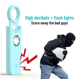 Thiết bị báo động an toàn trẻ em có thể sạc lại báo động an toàn cá nhân móc khóa mới báo động an toàn cá nhân ban đầu cho phụ nữ - Product Image 4