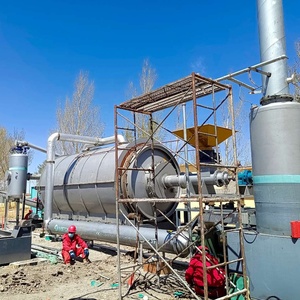 Beston continuous pyrolysis machine recycling Waste Plastic and tyre To Diesel Plant