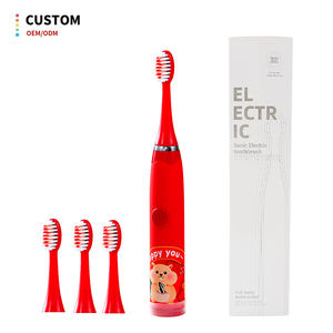 XBH brosse à <span class=keywords><strong>dents</strong></span> électrique étanche IPX7 pour enfants Portable Sonic Rechargeable pour le nettoyage <span class=keywords><strong>des</strong></span> <span class=keywords><strong>dents</strong></span> remplacement soins dentaires enfants - Product Image 1