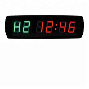 Logotipo impreso barato digital 3 pulgadas de 6 dígitos LED pequeño <span class=keywords><strong>reloj</strong></span> de <span class=keywords><strong>Cuenta</strong></span> Regresiva para montaje en pared - Product Image 2