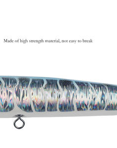 OEM 90g 120g 140g Appâts bâton eau salée gros gibier bois bois leurre de pêche à la traîne leurre dur crayon appât - Product Image 4