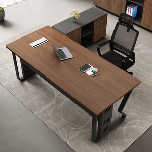 <span class=keywords><strong>Bureau</strong></span> de luxe de <span class=keywords><strong>180cm</strong></span> avec ensembles de meubles de <span class=keywords><strong>bureau</strong></span> noirs de style provincial français moderne joli <span class=keywords><strong>bureau</strong></span> de patron en marbre pour les bureaux - Product Image 6