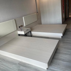 Modern 5-Star Single and King-Size Bedroom Furniture Sets with Wood <strong>Bedframe</strong> and Head Panel for Apartments and <strong>Hotel</strong> Rooms - Product Image 2