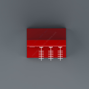 Exhibición de metal para piso de tiendas con ganchos, producto deportivo, tablero de clavijas, exhibición de calcetines colgantes - Product Image 5