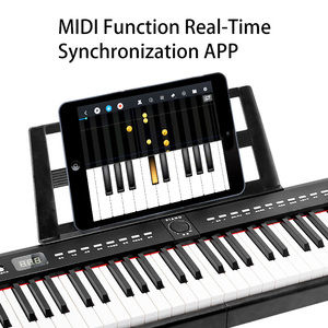 Clavier portable BD-882, 88 touches, clavier électronique, piano, touches sensibles à la force de pression, multifonction pour débutants - Product Image 2