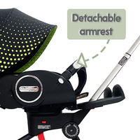 Poussette à la mode et sièges auto bébé/poussette bébé de luxe roues réglables landau