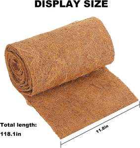 Tapis en fibre de coco biodégradable et écologique, tapis en fibre de coco naturelle pour la plantation à la maison et au jardin, multi-usages - Product Image 4