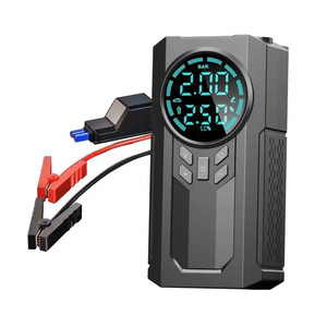WOSEN Portable 12V Smart Clip Jump Starteror Wireless 150psi Electric Car Air Pump LED <b>Light</b> Power Bank Battery Tire Inflator - Product Image 1