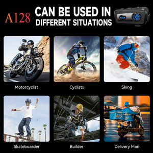 Fabricación de auriculares Bluetooth para motocicleta, batería de 1000mAh, 70 horas, Bluetooth 5,3, casco deportivo, auriculares con micrófono - Product Image 6