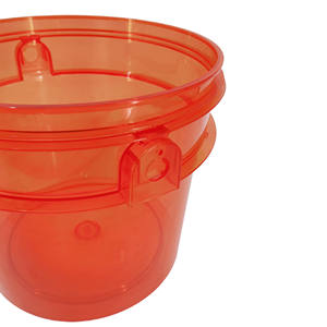 FUOU ถังทรงกลมสำหรับเก็บทำความสะอาดบ้าน15L วัสดุ PP สีตามสั่ง - Product Image 3