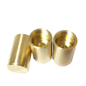 CNC machining metal parts service New design precision brass reducer bush Dongguan supplier