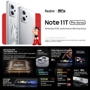 Original Xiaomi Redmi Note <span class=keywords><strong>11t</strong></span> <span class=keywords><strong>Pro</strong></span> 5g teléfono móvil 6gb 128gb <span class=keywords><strong>Miui</strong></span> <span class=keywords><strong>13</strong></span> 5g teléfono inteligente Dual SIM Google Play - Product Image 3