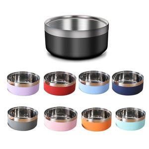 Mangkuk hewan peliharaan baja tahan karat ramah lingkungan Logo kustom mangkuk makanan anjing & kucing modis untuk hewan peliharaan besar sedang & Kecil - Product Image 1