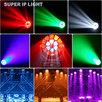 Projecteur motorisé Zoom Bee Eye 19*15W RGBW 4-en-1 DMX Wash Light pour DJ, discothèque et scène